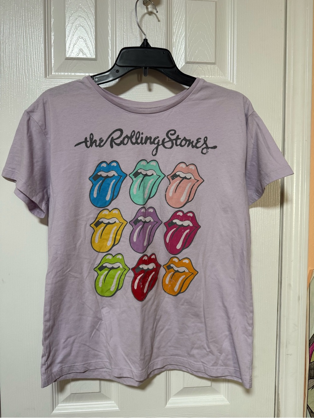 The Rolling Stones Kids Lavender Graphic Tee